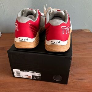 TYR CXT-1 trainer wht/red NWT and box.